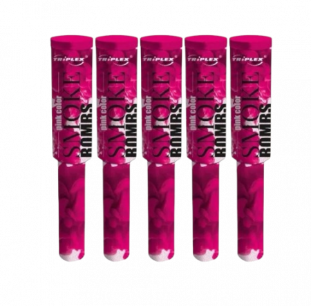 Fumigene colorate - Fumigene roz set 5 buc