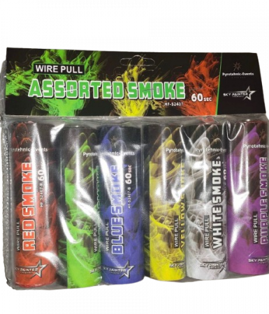 Fumigene multicolore set 6 buc cu inel  model nou  2024 [1]