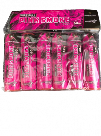 Fumigene colorate - Fumigene roz Gender reveal set 6 buc