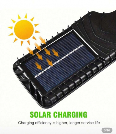 Accesorii casa si  gradina - Lampă solară de exterior 7700W cu 6 panouri – soluția perfectă pentru iluminare eficientă și ecologică, fără costuri la energie electrică.