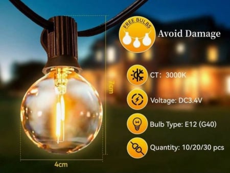 Accesorii casa si  gradina - sir-luminos-solar-exterior-ghirlanda-7m-10-becuri-e12