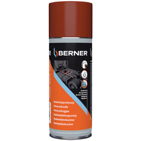 Curatare, intretinere auto - Grund de protectie impotriva ruginii rosu maroniu Berner 400 ml