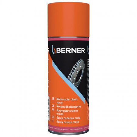 Curatare, intretinere auto - Spray lubrifiant pentru lant de motociclete Berner 400 ml