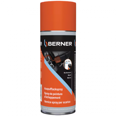Spray vopsea argintie esapament Auspufflack Berner 400 ml