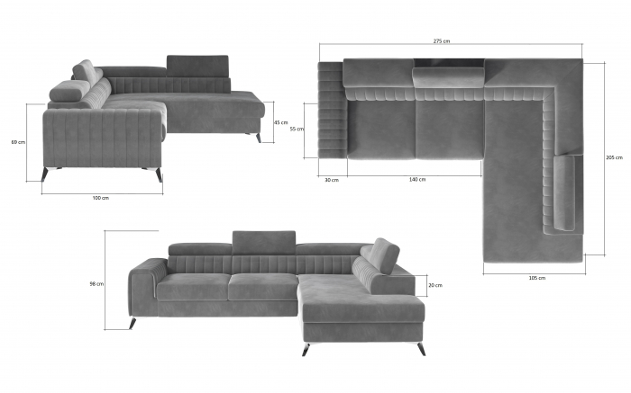 Coltar extensibil LAURENCE [16]