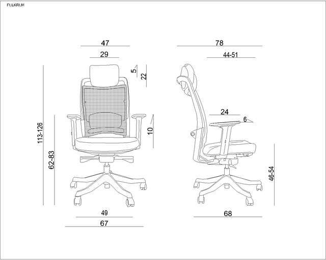 Scaun de birou ergonomic FULKROMS [3]