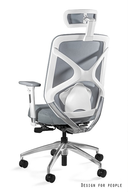 Scaun de birou ergonomic HEROS gri textil  [2]