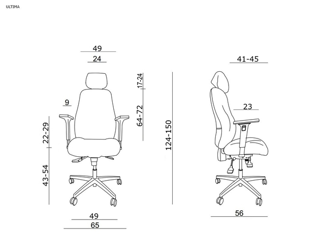 Scaun de birou ergonomic ULTIMO [4]