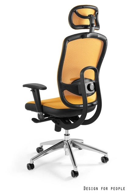 Scaun de birou ergonomic VIPS galben [2]