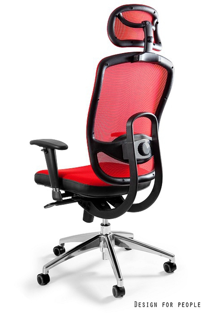 Scaun de birou ergonomic VIPS rosu [2]