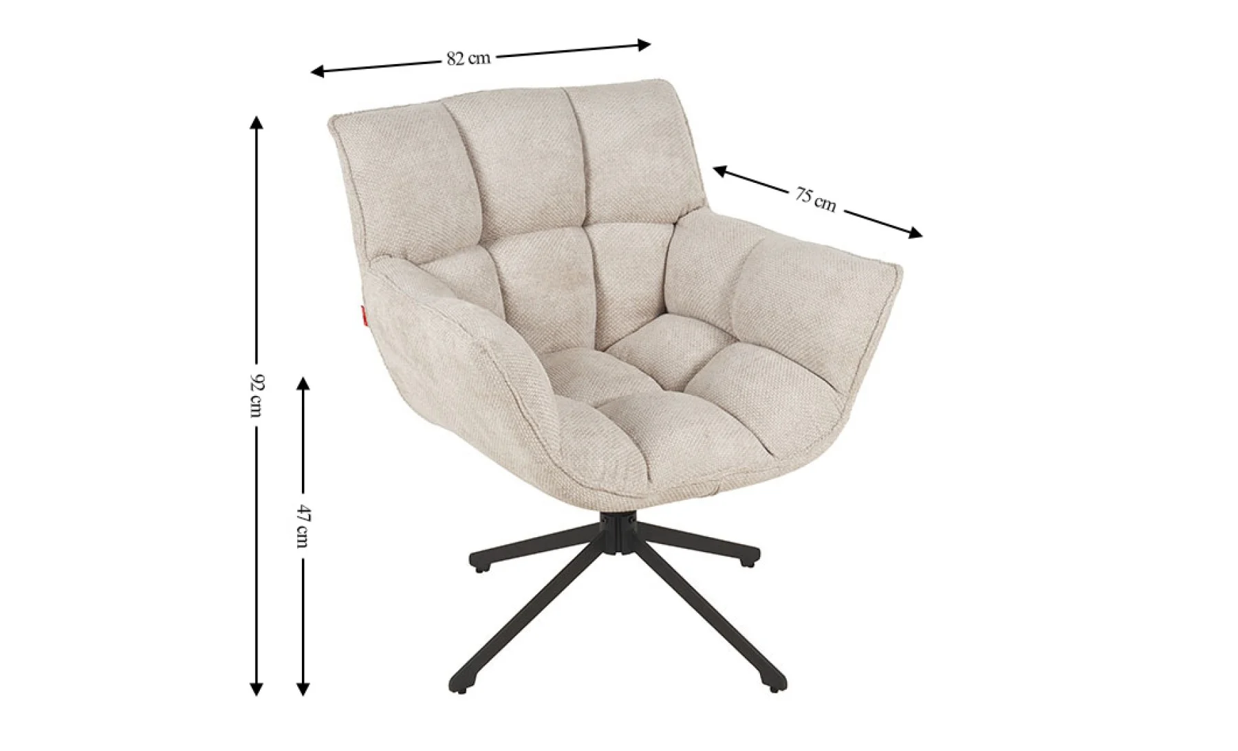 Scaun Living Rotativ RLCM0106AS [3]