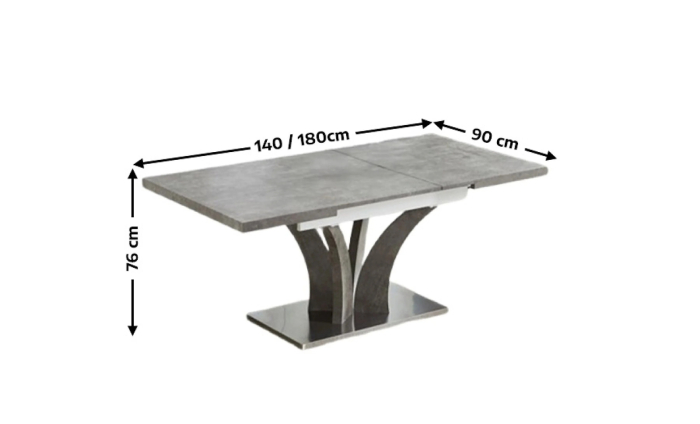 Set masa extensibila R385 + 4 scaune R80/2 [8]