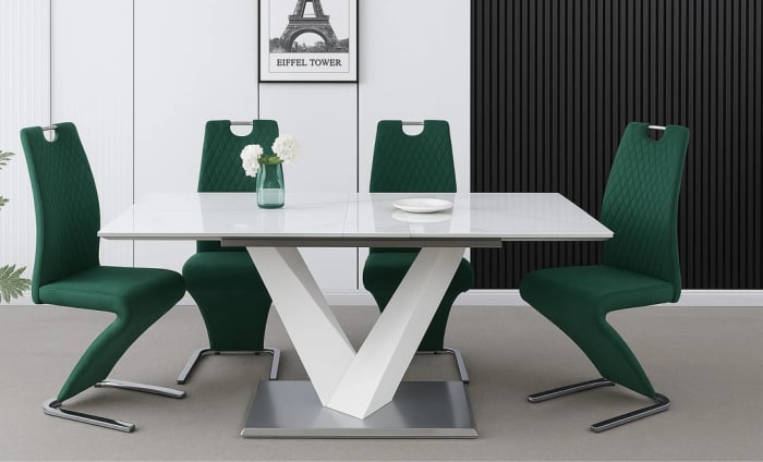 Set masa extensibila RJT418 + 4 scaune R692/14 [1]