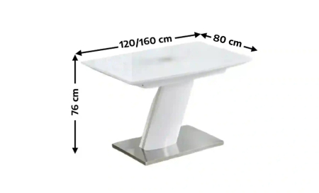 Set masa extensibila R380 + 4 scaune R356/1 [3]