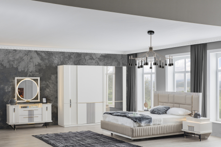 Mobila dormitor premium - Dormitor Bellas White