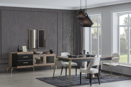 Mobila living premium - Living Fabi Black