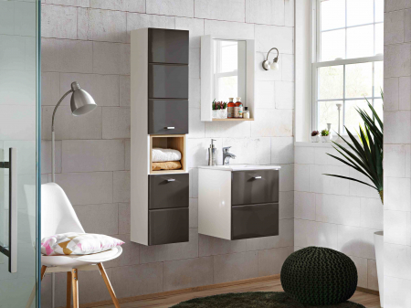 Mobila pentru baie - Mobila pentru baie FINKA GREY