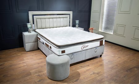 Paturi tapitate - Pat tapitat CALIPSO BEIGE