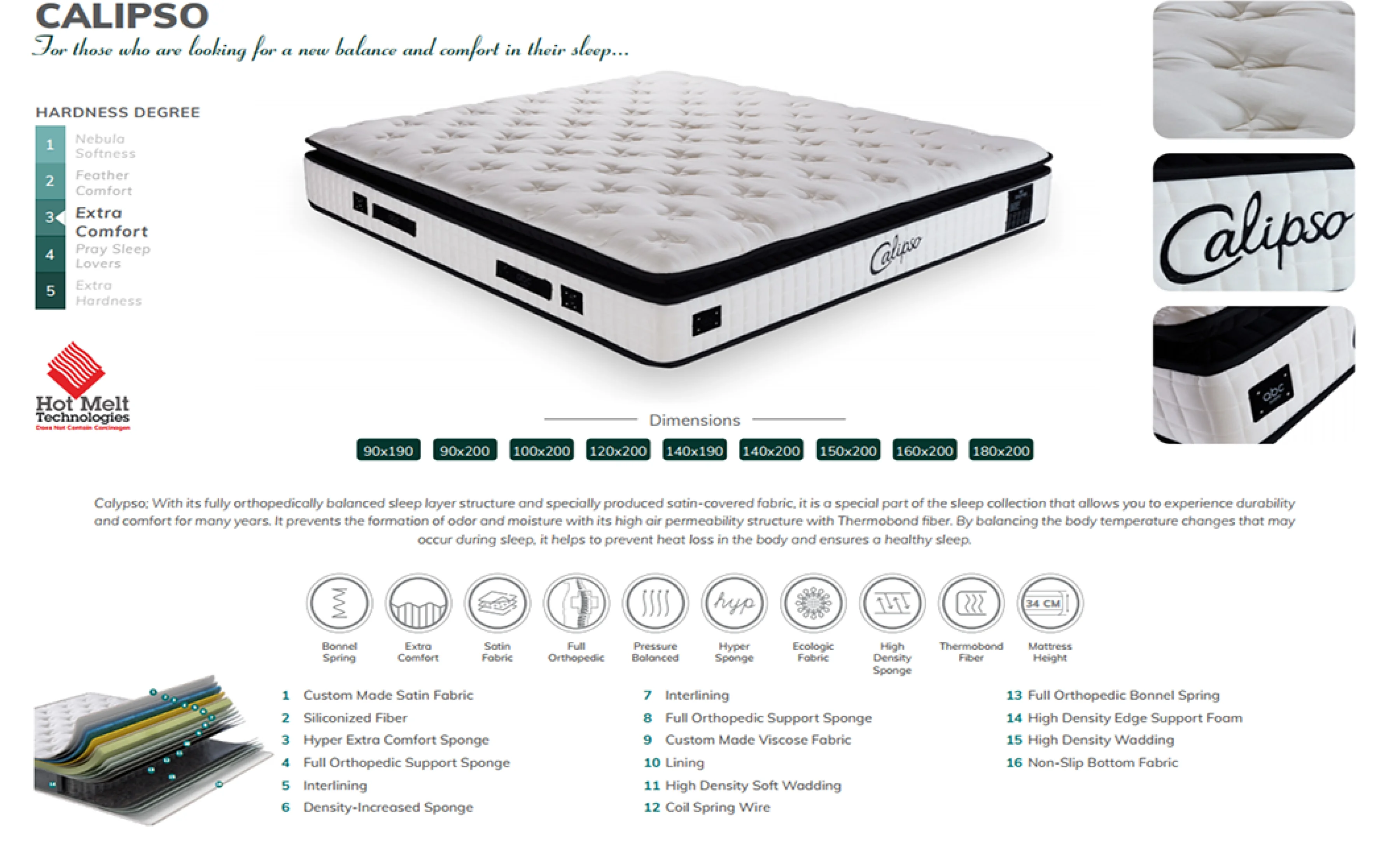 Pat tapitat CALIPSO BLACK [9]