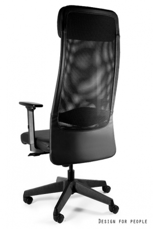 Scaun de birou ergonomic ARESS SOFT negru [1]