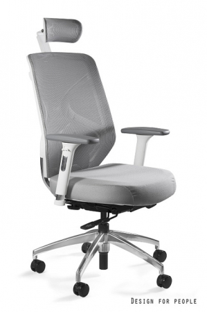 Scaune de birou - Scaun de birou ergonomic HEROS alb textil + mesh