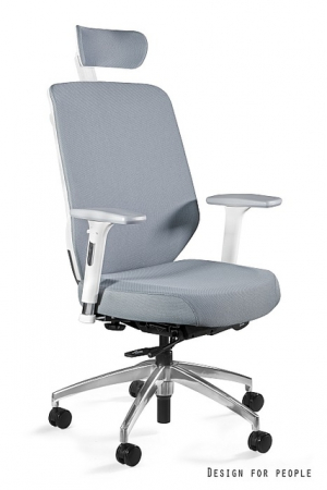 Scaune - Scaun de birou ergonomic HEROS gri textil 