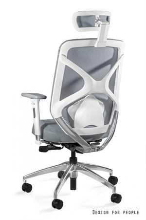 Scaun de birou ergonomic HEROS gri textil  [1]