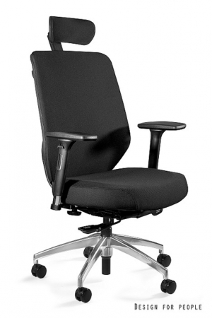Scaune - Scaun de birou ergonomic HEROS negru textil 