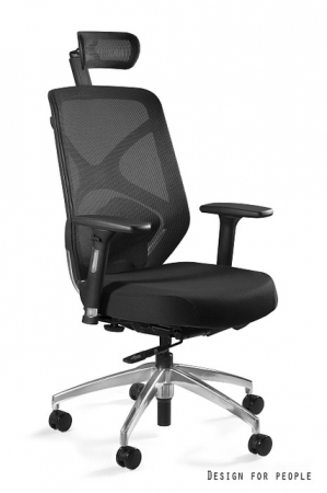 Scaune de birou - Scaun de birou ergonomic HEROS negru textil + mesh