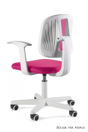 Scaun de birou ergonomic pentru copii SPARK roz [1]