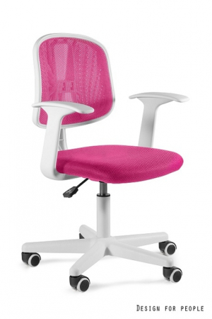 Scaune de birou pentru copii - Scaun de birou ergonomic pentru copii SPARK roz