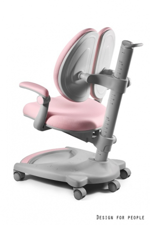 Scaun de birou ergonomic pentru copii TEDY roz [1]