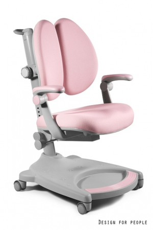 Scaune de birou pentru copii - Scaun de birou ergonomic pentru copii TEDY roz
