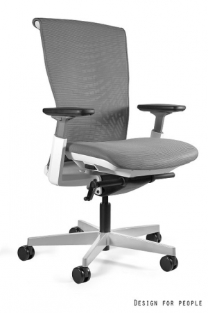 Scaune de birou - Scaun de birou ergonomic REY alb cu gri