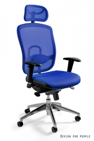 Scaune - Scaun de birou ergonomic VIPS albastru