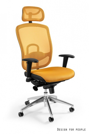Scaune - Scaun de birou ergonomic VIPS galben