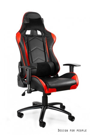 Scaune de birou pentru copii - Scaun de gaming DINAMIC 5 negru cu rosu