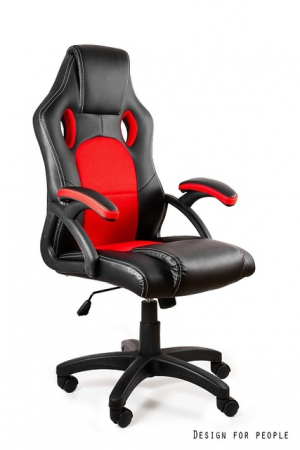 Scaune de birou pentru copii - Scaun de gaming DINAMIC 7 negru cu rosu