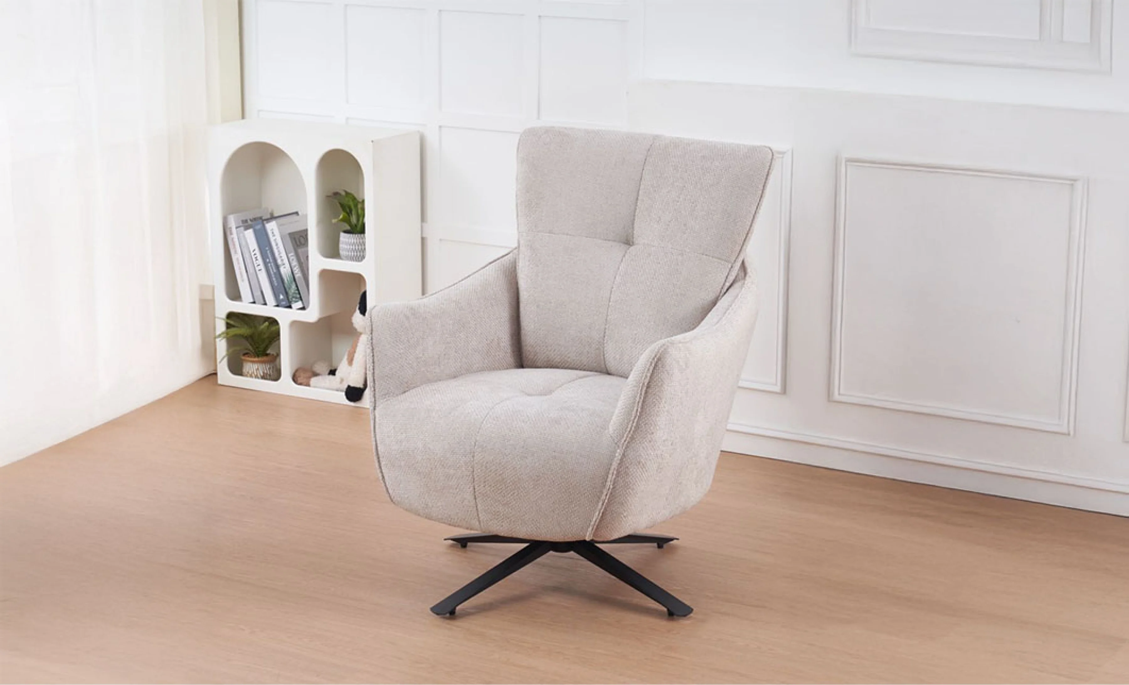 Scaune bucatarie si living - Scaun Rotativ RLCM0103AS