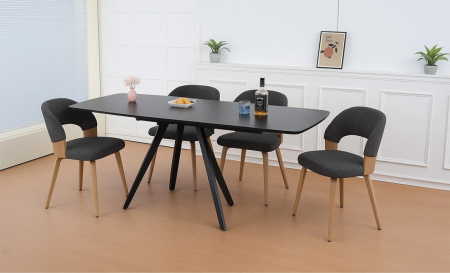 Set masa cu scaune - Set masa extensibila R0109 + 4 scaune R6450/7