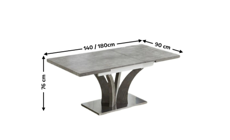 Set masa extensibila R385 + 4 scaune R80/2 [7]