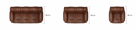 Canapea set 3 2 1 piele naturala Madras [8]