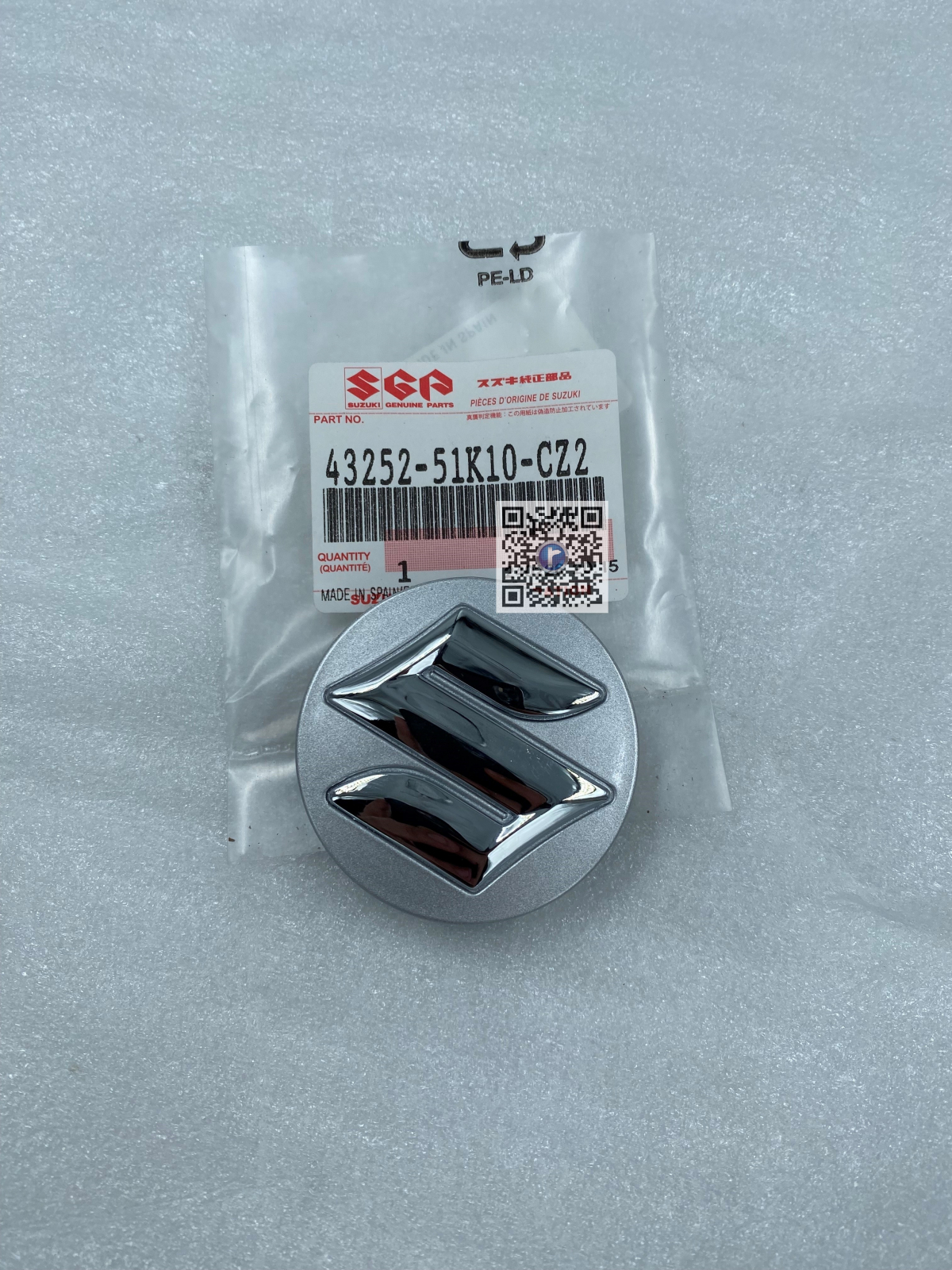 Accesorii - Alufelgen-Mittelkappe – Suzuki Swift, S-Cross, SX4 43252-51K10-CZ2