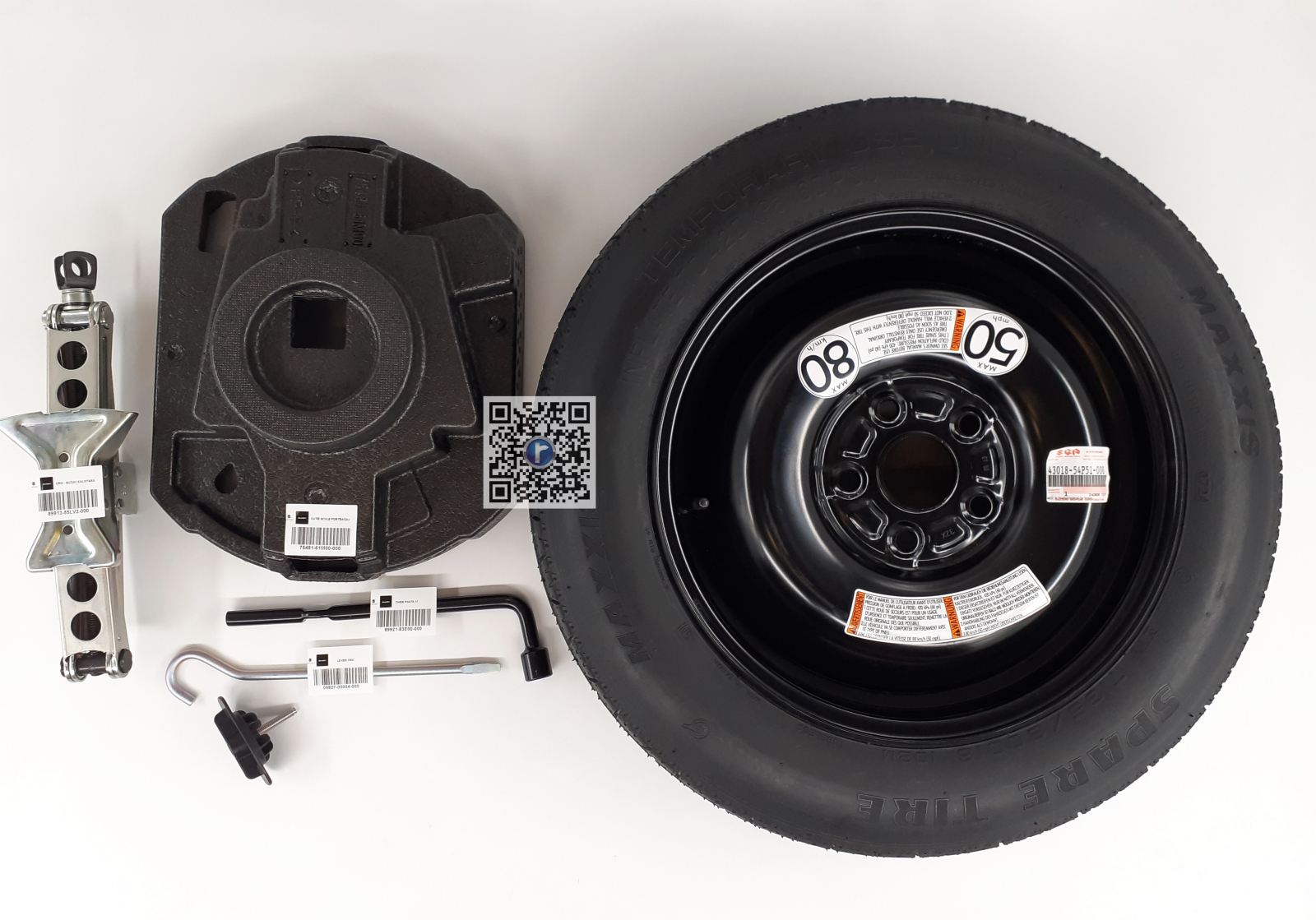 Frane / Roti - SLIM SPARE WHEEL KIT R16 - Suzuki 99KIT-WHEEL-SPR