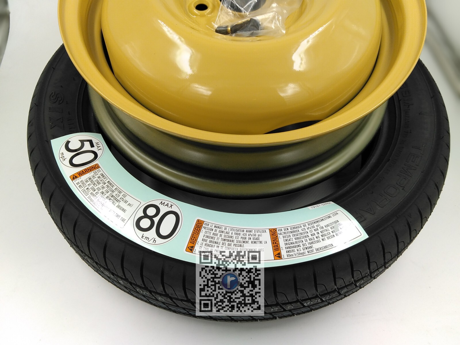 KIT DE ROUE DE SECOURS SLIM - Suzuki Swift Sport 990E0-STSWS-000 [1]