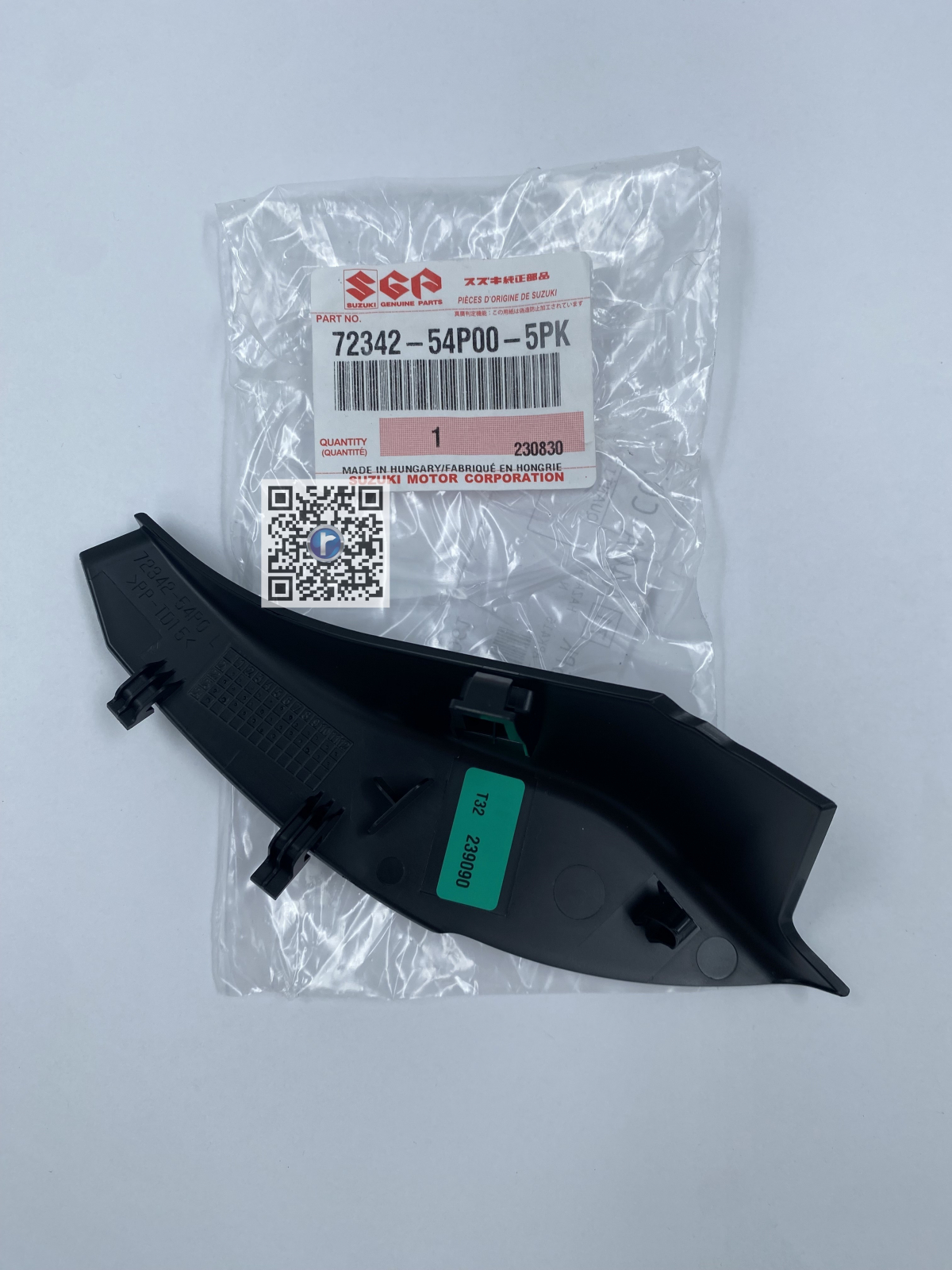 ORNEMENT DE CHARNIÈRE GAUCHE DE CAPOT MOTEUR - 72342-54P00-5PK [2]