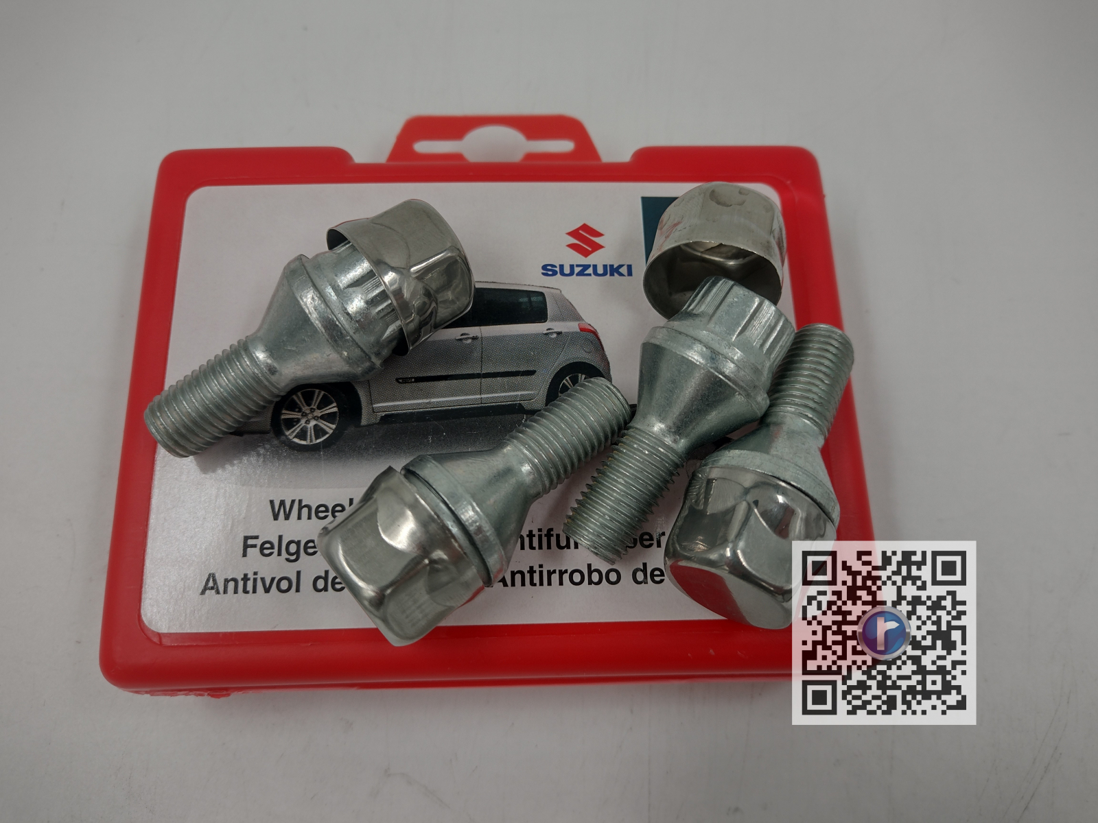 Coffre avec pieces Suzuki - SET ANTIFURT ROTI SICURIT - SX4,VT 990E0-59J48-000