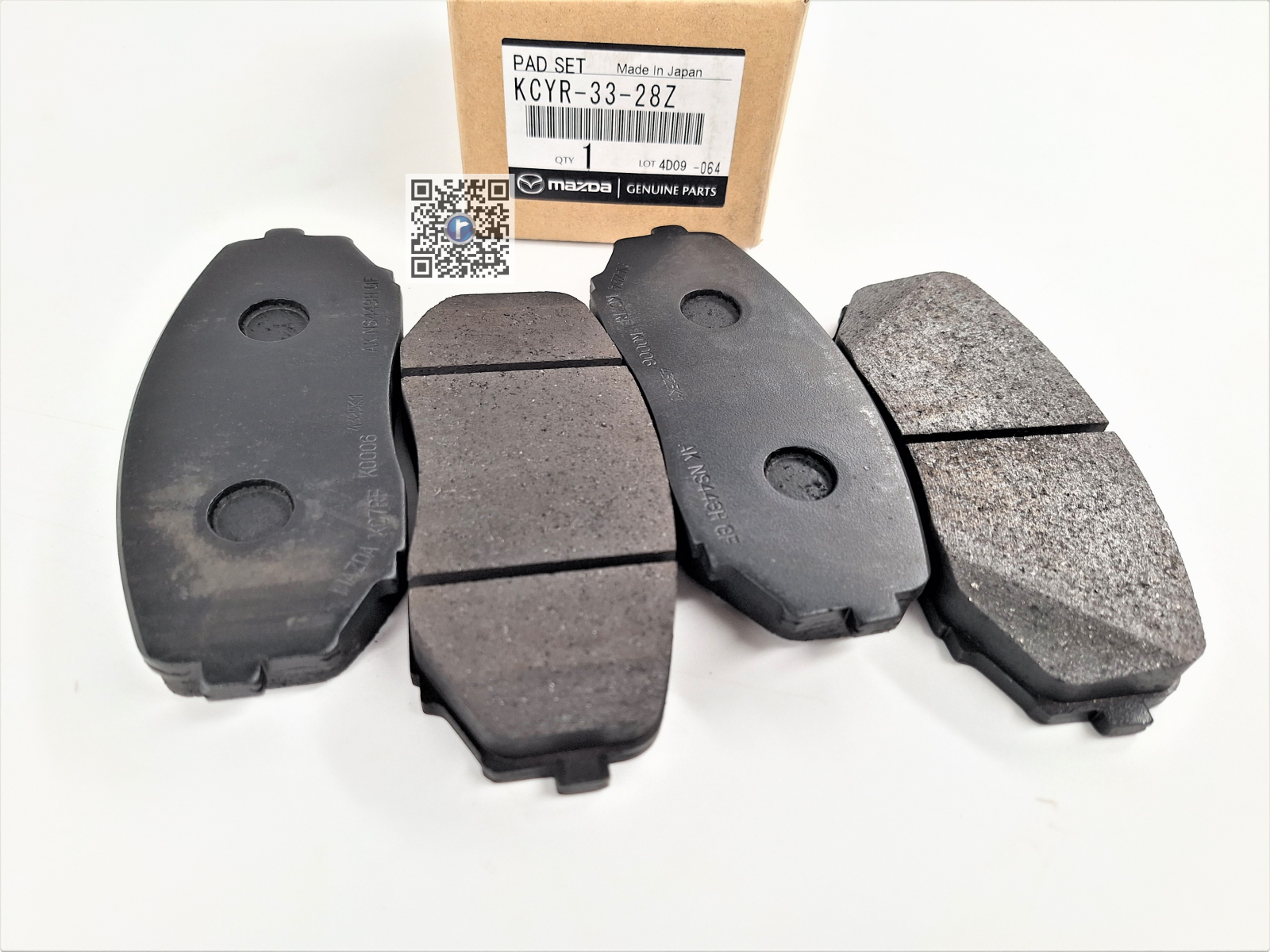 JEU DE PLAQUETTES DE FREIN AVANT - Mazda CX-5 KCYR3328Z [1]