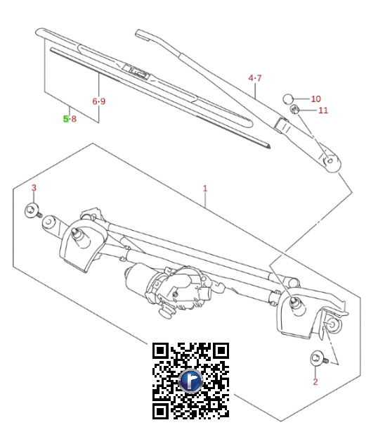 FAHRER-WISCHERBLATT – 38340-62R30-000 [2]