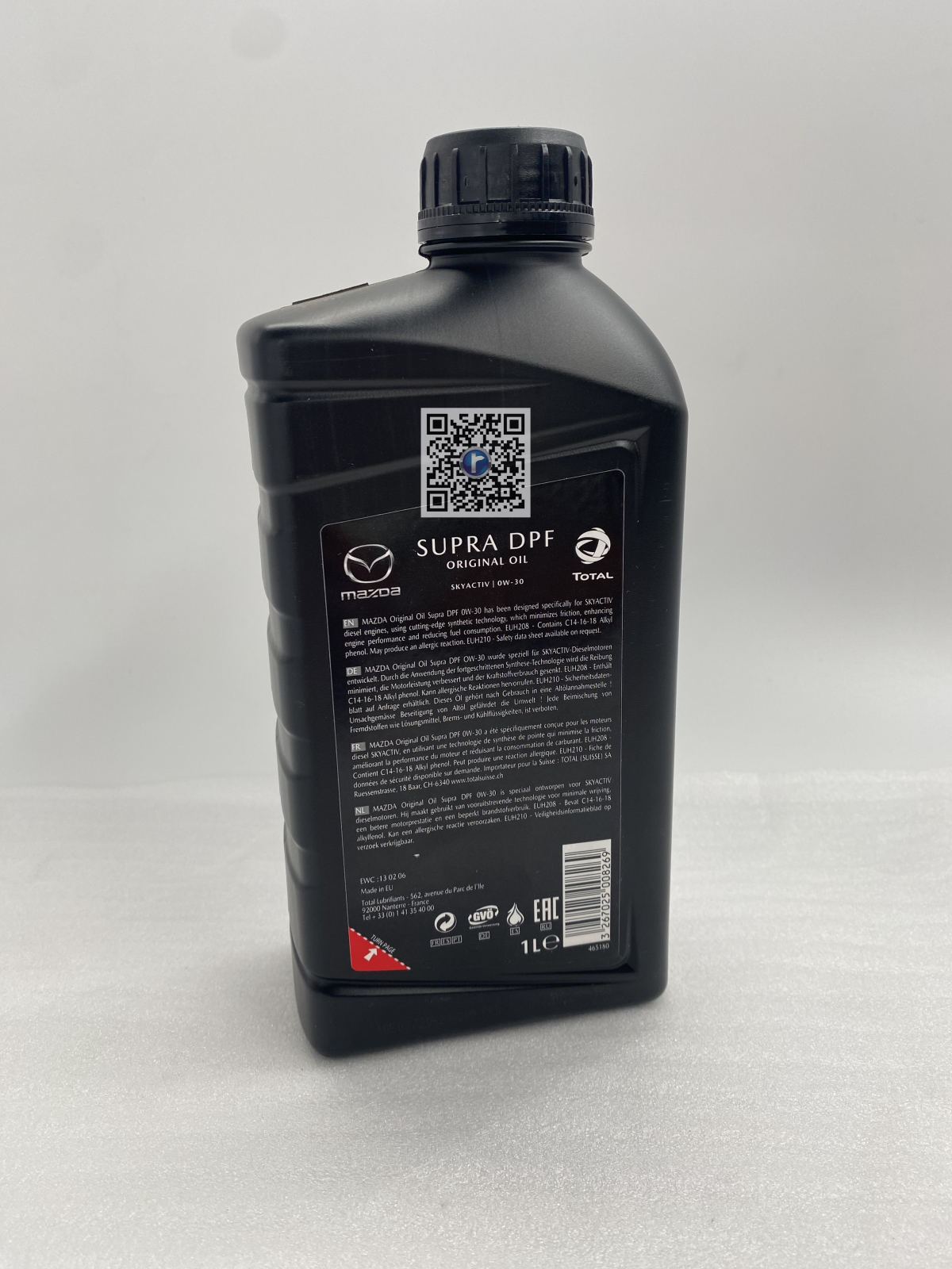 ORIGINAL MAZDA OIL SUPRA DPF 0W-30 1L - 0012MO0W30SD [2]